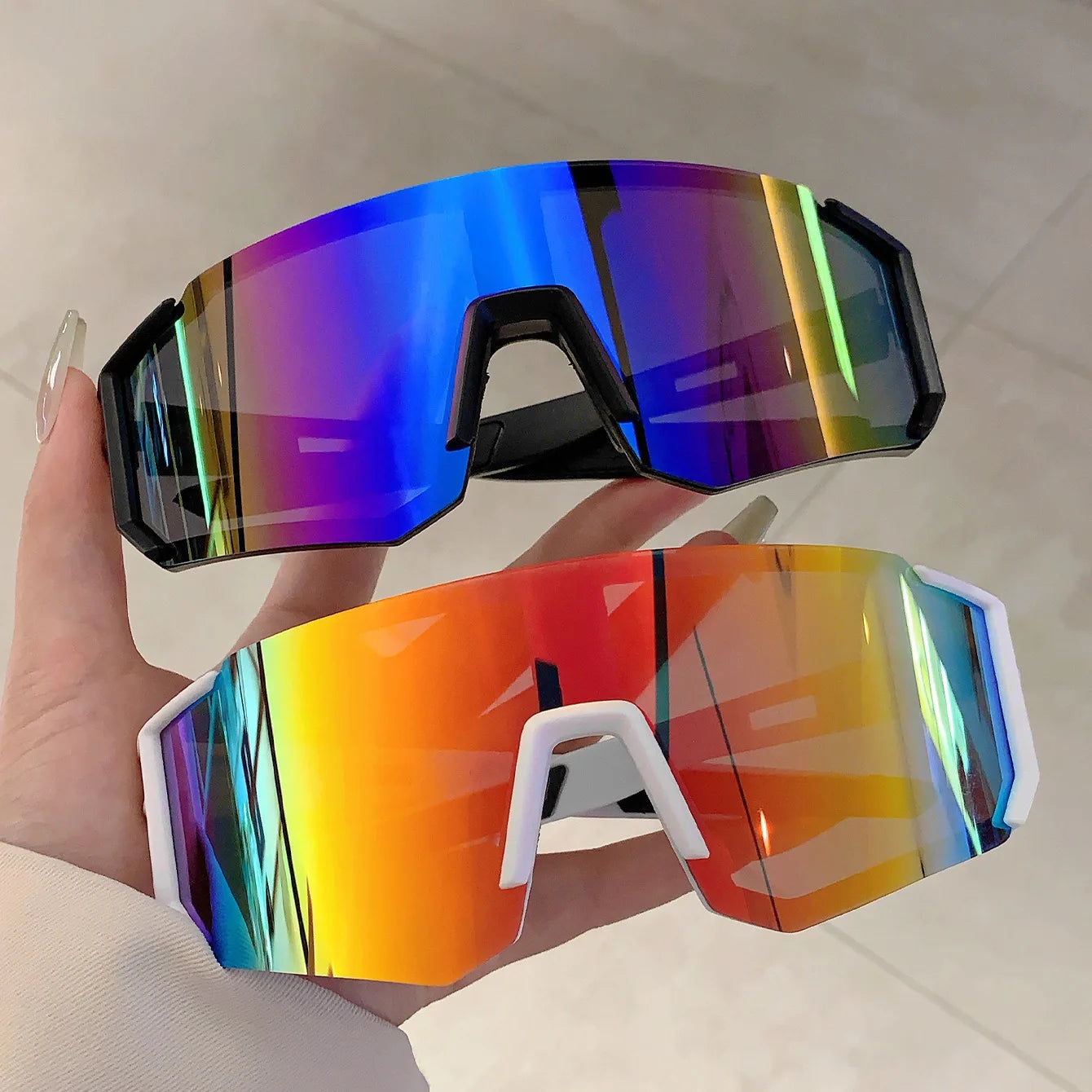 Outdoor Sport Goggle Sunglasses Women for Men Luxury Brand Designer Vintage Sun Glasses Popular Punk Skiing Windproof Shades